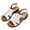 White, variant on KBODIU Women's Open Toe Buckle Ankle Platform Wedge Sandals Slippers Casual Roman Fish Mouth Casual Wedges Sandals