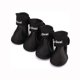 thumbnail image 1 of Cachorro Perros Candy Colors Antideslizante Impermeable Goma Rain Shoes Botas Paws Cover (Negro, L) WD.WDQZL mascota, 1 of 6