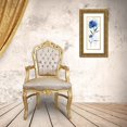 thumbnail image 3 of Robinson, Carol 12x24 Gold Ornate Wood Framed with Double Matting Museum Art Print Titled - Beautiful Blue II, 3 of 4