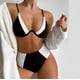 thumbnail image 2 of Traje de baño con sujetador acolchado de playa a juego de dos piezas con bikini dividido sexy para mujer Fridja  nalpqowj20238, 2 of 8