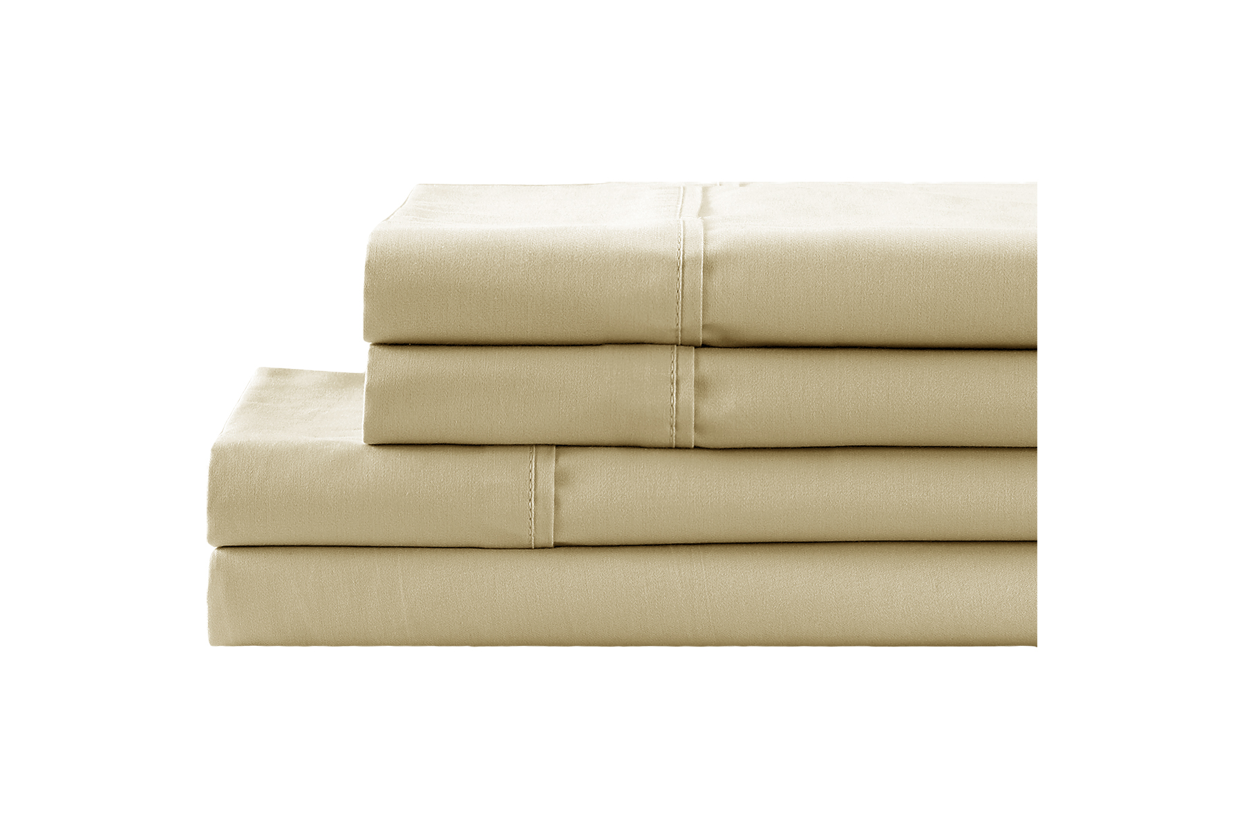 300 Thread Count 100 Cotton Queen Percale Sheets, Deep Pocket Fits Mattress upto 16", 4Piece
