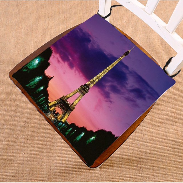 ZKGK Paris Eiffel Tower Seat Pad Seat Cushion Chair Cushion Floor