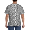 thumbnail image 3 of Vsdgher Weave Geometric Print Men's Dry Fit Mesh Athletic Shirts Moisture Wicking Tennis T-Shirt Tops, 3 of 9