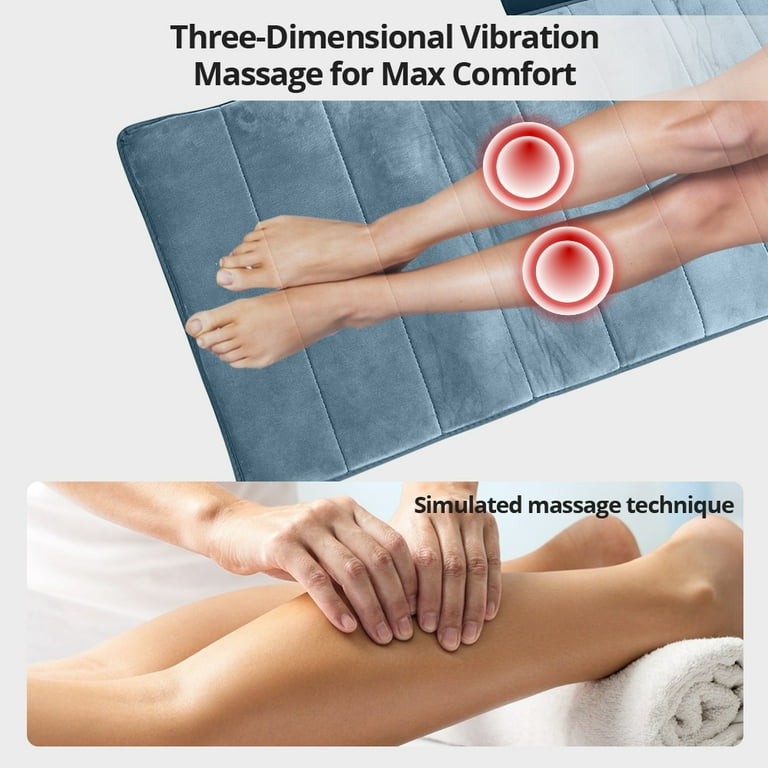 Walmart Vibration Massage Mat with Heat, Full Body Back Massager for  Chairs, 9 Strength Grades for Muscle Relaxation - Walmart.com