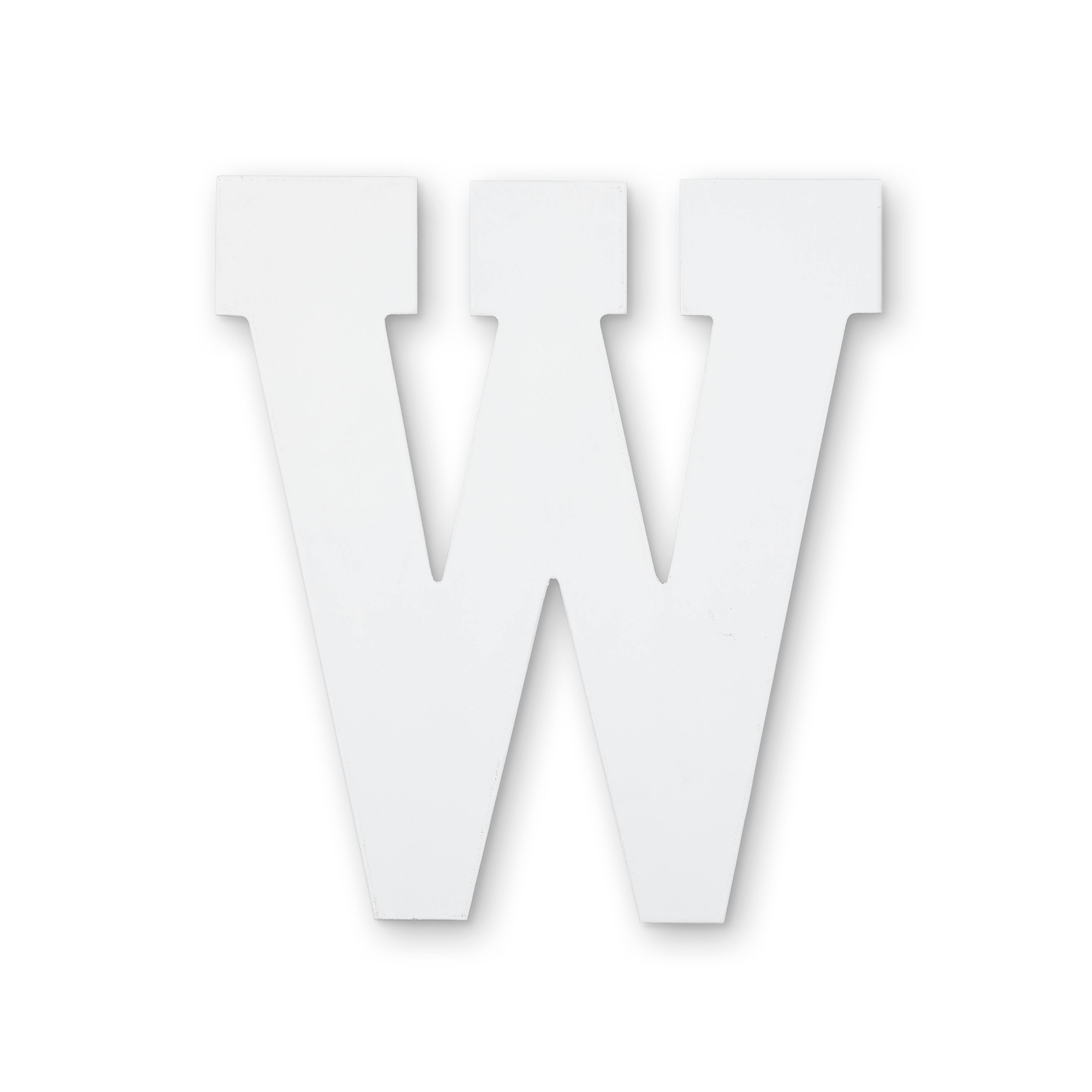 6 Pack 13" White Wood Letter by Make Market®