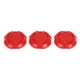 thumbnail image 1 of Cubierta de llave de puerta exterior 3 Pcs para Jeep Wrangler JL JLU Sport Sahara Rubicon 2018-2022 y Gladiator JT 2020-2022 ABS Rojo, 1 of 6