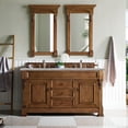 thumbnail image 3 of James Martin Vanities 147-114-561-3Vsl Brookfield 60" Double Basin Wood Vanity Set - Warm, 3 of 5