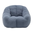 thumbnail image 4 of Peispie Giant Bean Bag Chair with Filler, Tufted Soft Stuffed Lazy Sofa, Comfy Cozy BeanBag Chairs with Memory Foam for Dorm, Living Room, 300lbs, Light Blue, 4 of 7
