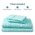 thumbnail image 6 of Bare Home Ultra-Soft Sheet Set - Premium 1800 Collection - Deep Pockets - 4-Pieces - Queen, Snowdrift, 6 of 6