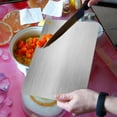 thumbnail image 5 of Stainless Steel Cutting Board, Double Sided Kitchen Cutting Board, Rust Proof Food Grade Durable Multi Purpose Lightweight Easy Clean Portable Kitchen tool, 5 of 8