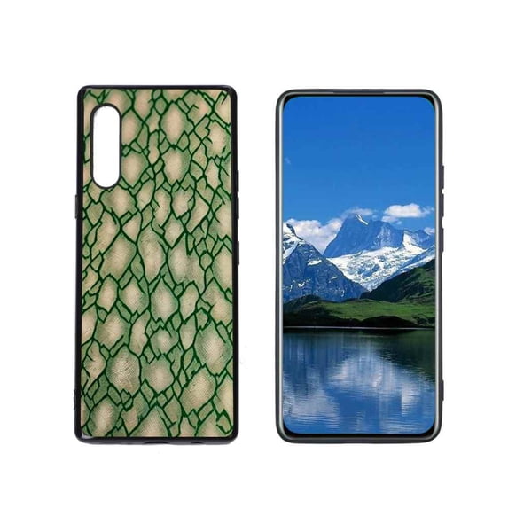 Compatible with LG Velvet 5G Phone Case, Snake-Skin-1 Case Men Women, Flexible Silicone Shockproof Case for LG Velvet 5G