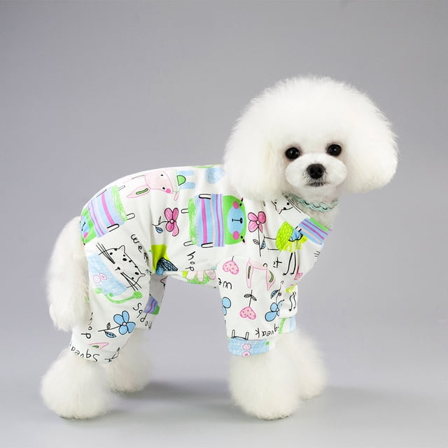 Ropa para mascotas Ropa para perros y gatos de peluche Ropa para perros de cuatro patas Ropa para mascotas de primavera y otoño 19 Ropa para el hogar de cinco colores
