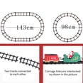 thumbnail image 6 of Gqtwoy Christmas Electric Train Set for Kids, Mini Simulation Train with Retro Lighting & Music, Interactive Play, Assembly Required, 6 of 9