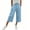Light Blue, variant on Noric Women's Denim Capri Pants Straight Leg Casual Cropped Jeans Relaxed Fit with Pockets Trendy 2026