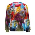 thumbnail image 7 of Watercolor Wildflowers Mom Sweatshirt For Women Long Sleeve Pullover, 7 of 7