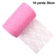 thumbnail image 1 of Autorización：Rollos de tul de tela de red de cinta Vintage de 30cm x 10 yardas para encaje camino de mesa silla faja DIY boda fiesta nupcial ducha decoraciones Adepaton 2034579-1, 1 of 9