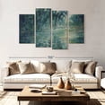 thumbnail image 2 of Elephant Stock Morning On The Seine 1898 Wall Art - Horizontal Multi Panel Canvas - Living Room Wall Decor - Abstract Multi Panel - Teal And Green Decor By Claude Monet - 84" x 54", 2 of 8