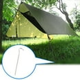 thumbnail image 3 of Bâche Abri Camping Tente Bâche Hamac Pluie Mouche PU Imperméable Coupe-Vent Pare-Soleil Randonnée Backpacking Cyclisme Équipement, 3 of 10