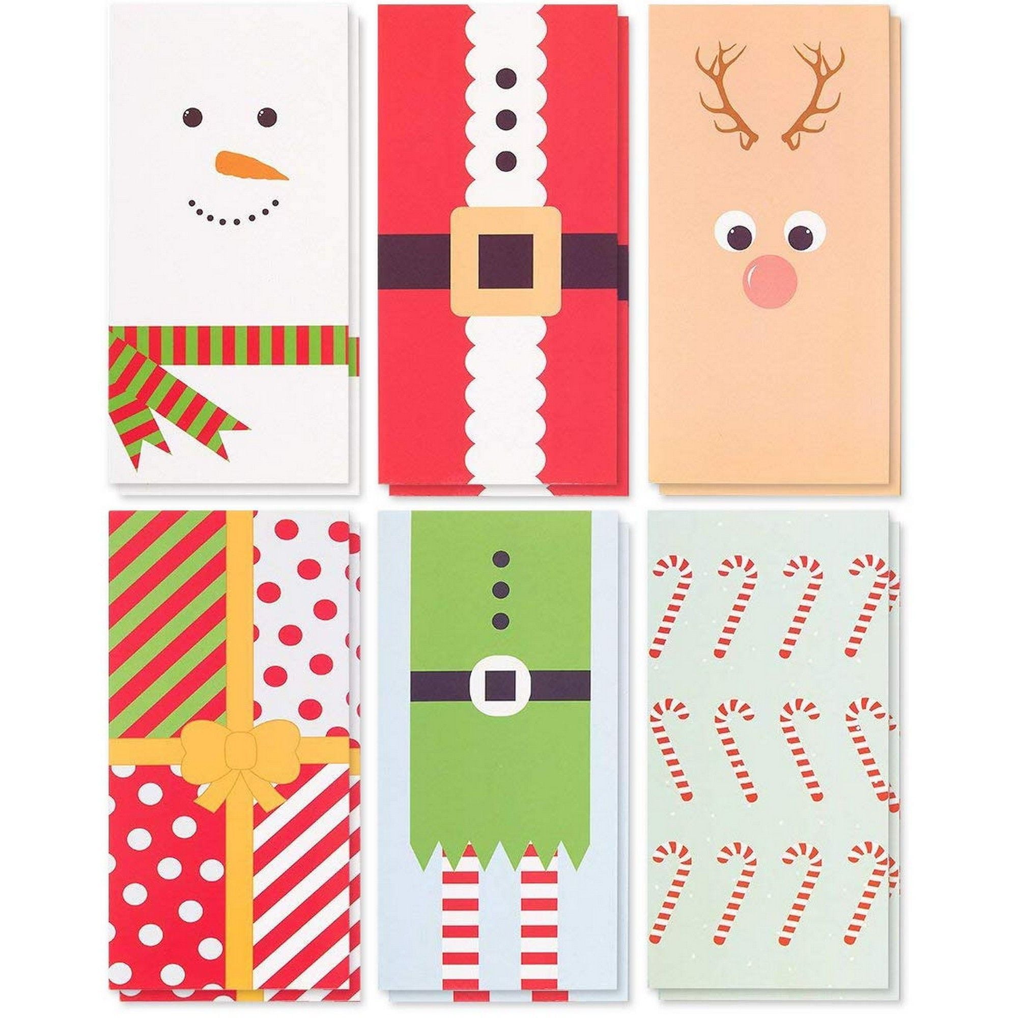 36-Pack Merry Christmas Greeting Cards - Xmas Money and ...