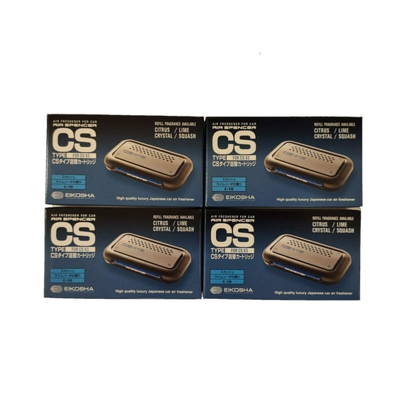 Multipack : (4) Recharge Air Spencer CS-X3 CSX3 (Recharge de Parfum pour Air Spencer CS-X3 Désodorisant Cassette)