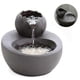 thumbnail image 2 of Cat Fountain Ceramic Pet Water Dispenser - Lotus Vertical Cat Drinking Fountain - Automatic Circulation Filter Water Health And Hygiene Bottom With Sm, 2 of 4