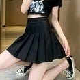 thumbnail image 2 of High Waist tennis Japanese School Mini Skirts for Girls, 2 of 8
