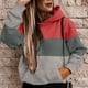 thumbnail image 2 of Sudaderas con capucha casuales para mujer Gibobby Manga larga Sólido Ligero Suéter rosa L, 2 of 5