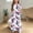 Multicolor, variant on Fatuov Girls Printed Dress Loose Fit Comfort Long Dress with Pocket Crew Neck Summer Dress for Beach Size 12-13 Years
