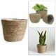 thumbnail image 3 of de s de tejida con para plantas de interior y exterior s de jardín decoración para hogar-3 tamaños - 19x19x25CM 19cm Colco titular de las plantas de la cesta de la maceta, 3 of 8