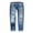 White, variant on Vedolay Denim Pants Jeans Women Fashion Stretch Ripped Pocket Denim Pants Red,S