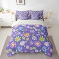 thumbnail image 2 of jejeloiu Cute Cartoon Floral 7-Piece Twin Bedding Sets,Kawaii Daisy Blossom Bedding Comforter Set,Colorful Flower Sheet Sets For Girls,Ultra Soft Home Decor Reversible, 2 of 8