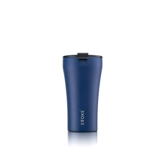 Sttoke Leakproof Ceramic Reusable Coffee Cup 12 oz - Magnetic Blue