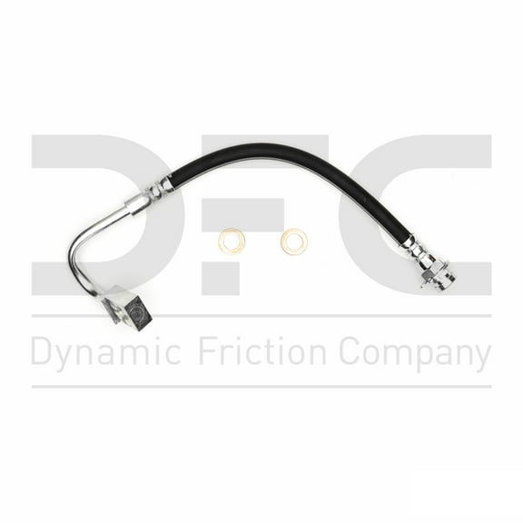 Dynamic Friction Company 350-47358 Rear Lower Brake Line Hose OEM specifications for form, SAE J1401 quality standards