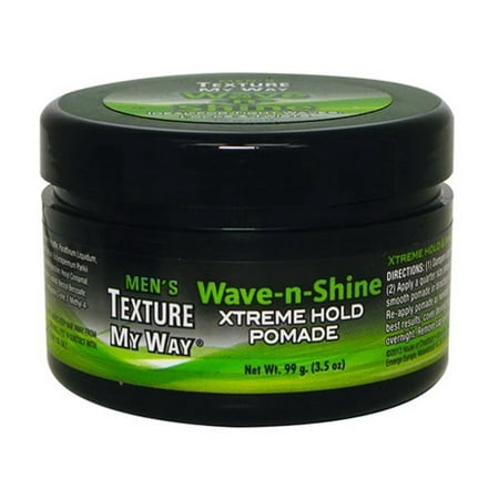 Africas Best Organics Mens Wave and Shine Hair Pomade, Extreme Hold, 3.5 Oz, 2 (The Best Weave Hair)