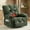 Green#8, variant on Massage Chairs Massage Swivel Recliner Chair with Vibration Massage and Lumbar Heating for Adults,350LBS Oversized Rocker Recliner Single Sofa with Side Pocket and USB Charge Port for Living Room,Liv
