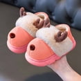 thumbnail image 6 of FUZHIQ Toddler Slippers,Unisex Christmas Slippers Santa Claus Slippers Cute Plush Kids Anti House Loafers for Boy Girl, 6 of 6