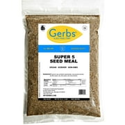 Ground Raw Pumpkin, Sunflower, Chia, Flax, Hemp Seed Meal By Gerbs - 2 LBS - Top 14 Food Allergen Free & NON GMO
