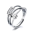 thumbnail image 1 of Guardurnaity Anillo de ansiedad para aliviar el desgaste ajustable, anillos abiertos, accesorios giratorios en con personalidad, Ropa, zapatos y accesorios Miscelánea, 1 of 6