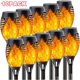 thumbnail image 2 of Antorcha de llama Solar impermeable, luz parpadeante, decoración de jardín, camino de césped al aire libre, Patio, lámpara de pie, 1/2/4/6/8/10 piezas, 2 of 4