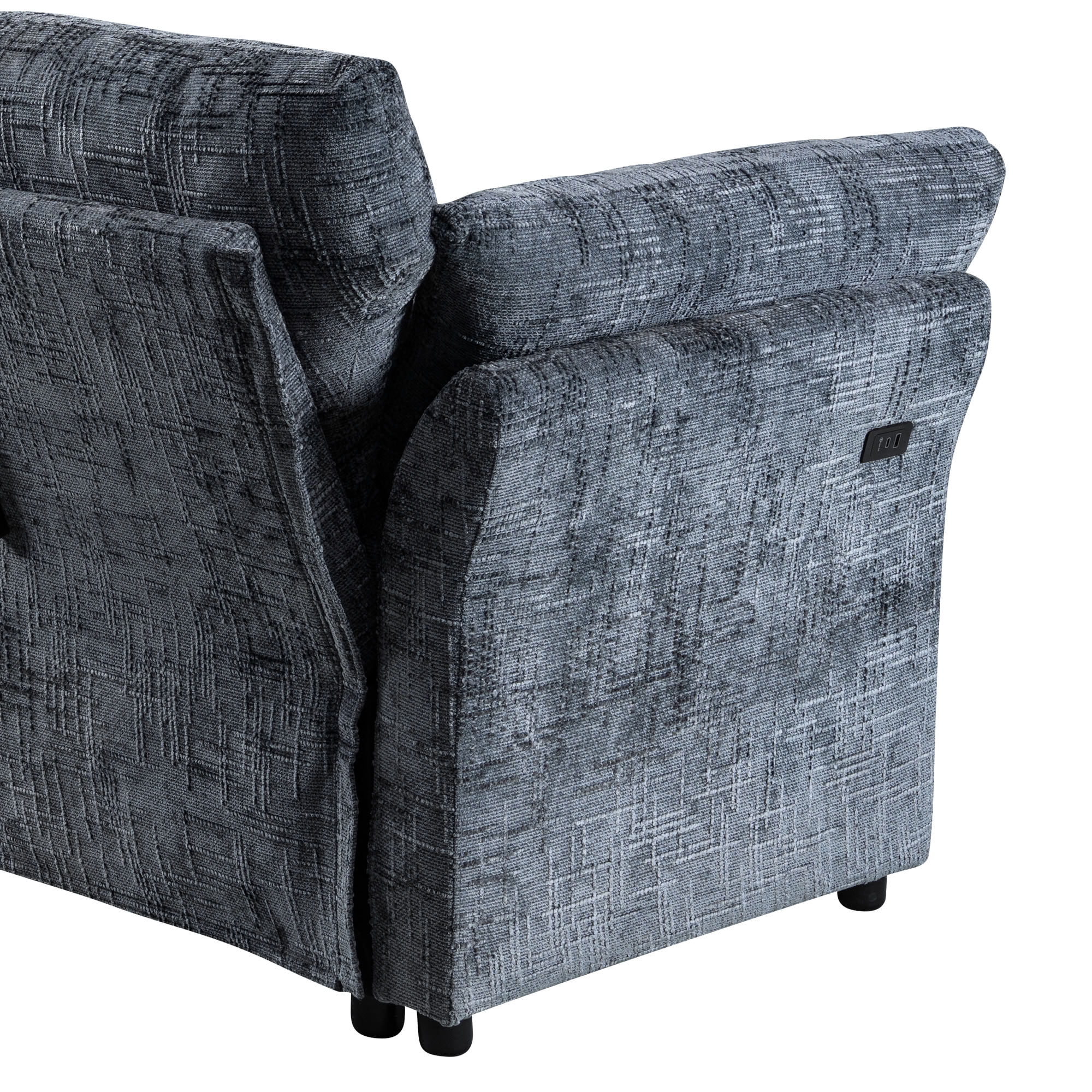 MAYEERTY Convertible Sleeper Sofa with Double Pull-Out Beds, 3-in-1 Tufted Linen Sofa Bed with 180° Flat Backrest, for Living Room, Apartment, Small Space