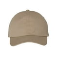 thumbnail image 1 of Valucap Small Fit Bio-Washed Dad`s Cap, Adjustable, Khaki, 1 of 2