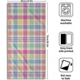 thumbnail image 2 of Spring Plaid Hand Towels for Bathroom Set of 2 Colorful Pink Easter Checked Seasonal Holiday Print Decorative Handtowels Soft Absorbent Bath Towel for Home Guest Room Hotel Gym Spa, 2 of 7
