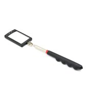 Telescoping LED Lighted Flexible Inspection Mirror 360 Swivel for Extra Viewing(1 PC No Batteries Included)