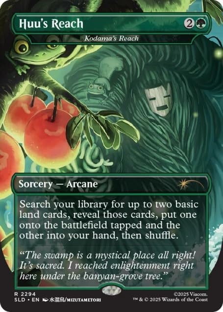 Magic the Gathering Secret Lair x Avatar: The Last Airbender - A Lot to Learn (Rainbow Foil Edition)