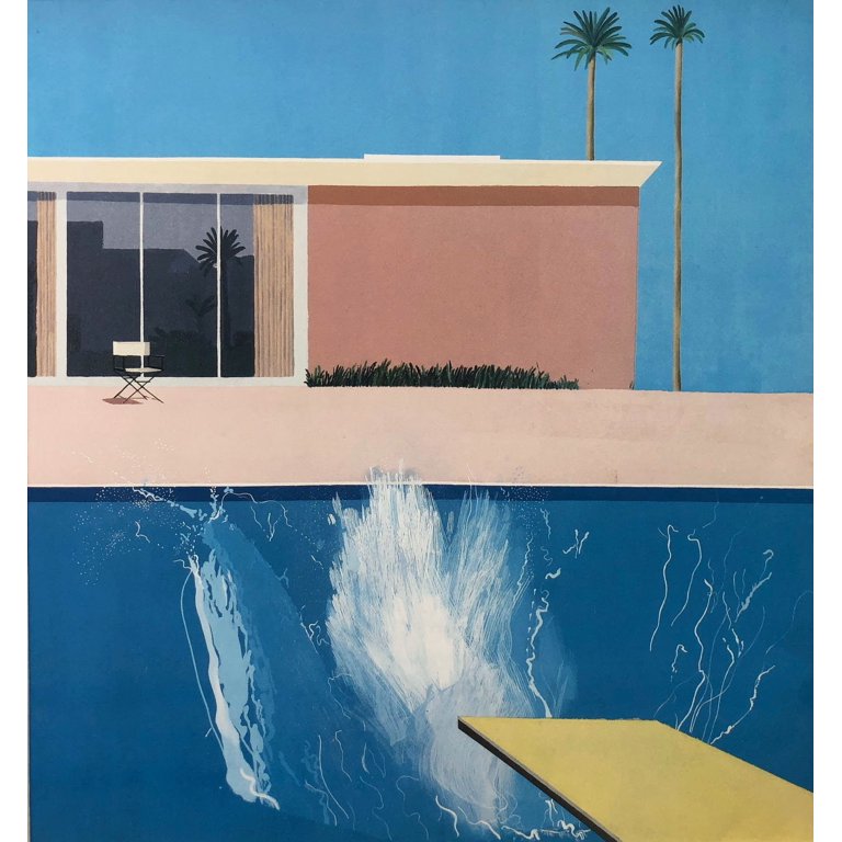 デイビッドホックニー　A Bigger Splash David Hockney: A Bigger Splash, 1967 ポスター