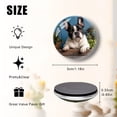 thumbnail image 2 of Glass Refrigerator Magnet 6Pcs Magnetic Fridge Sticker,Decor for Kitchen,Whiteboard,Cabinet,Photo Of Adorable French Bulldog With Head Tilted, 2 of 5