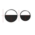 thumbnail image 3 of Danya B. Round 2-Piece Iron Wall Planter Set - Black, 3 of 6