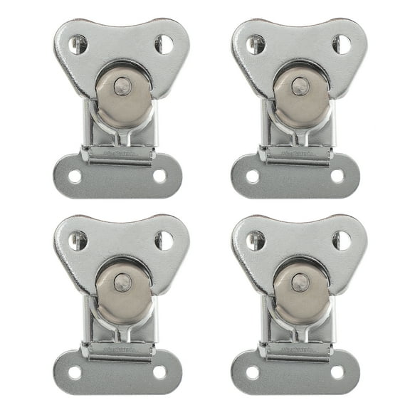 4 Pcs Tool Box Cabinet Magnets Toggle Clamps Adjust Heavy Duty Silver