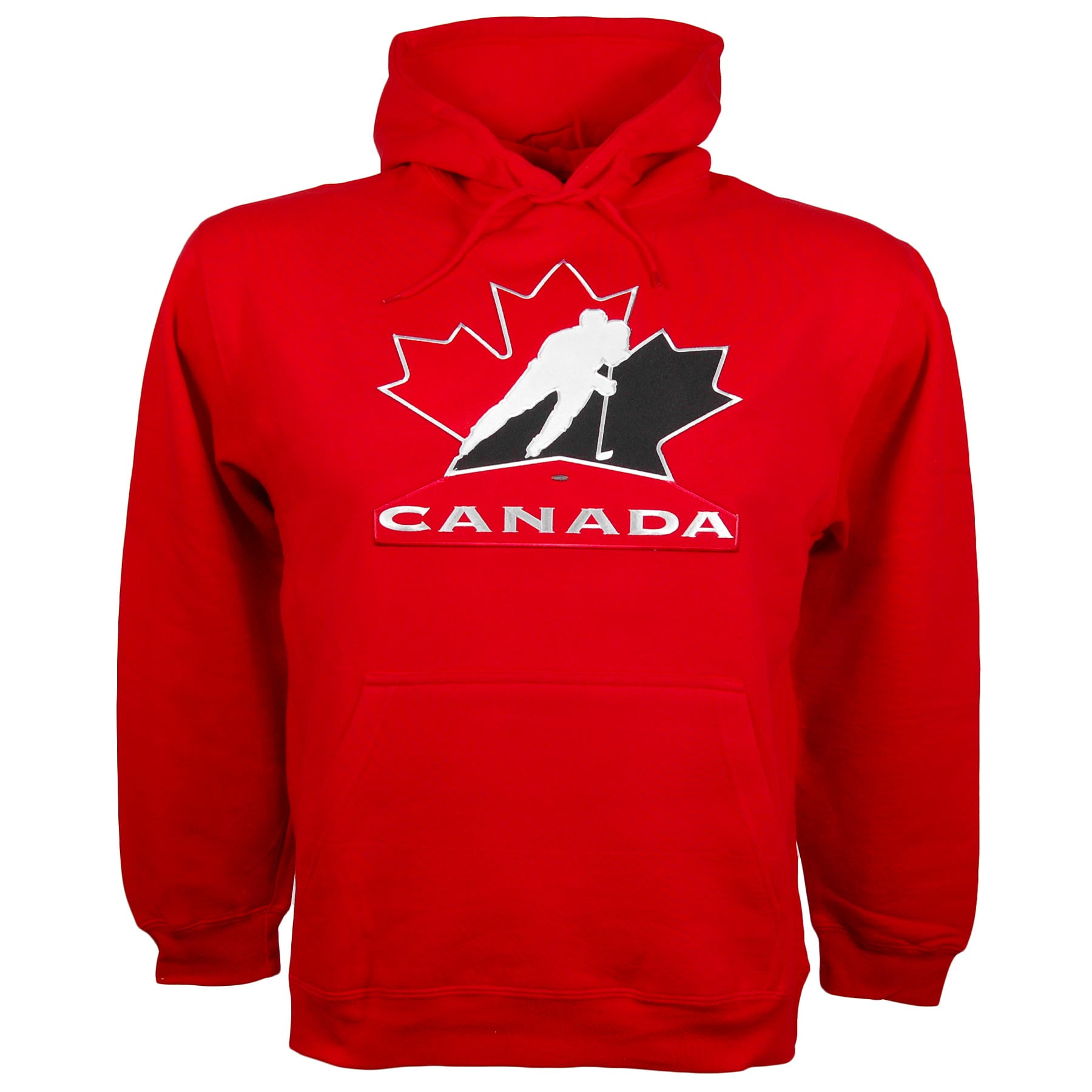 Team Canada IIHF Twill Logo Hoody (Red) Walmart Canada