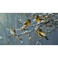 thumbnail image 2 of Goebel, Wilhelm 32x20 Gold Ornate Wood Framed with Double Matting Museum Art Print Titled - Winters Treat, 2 of 4